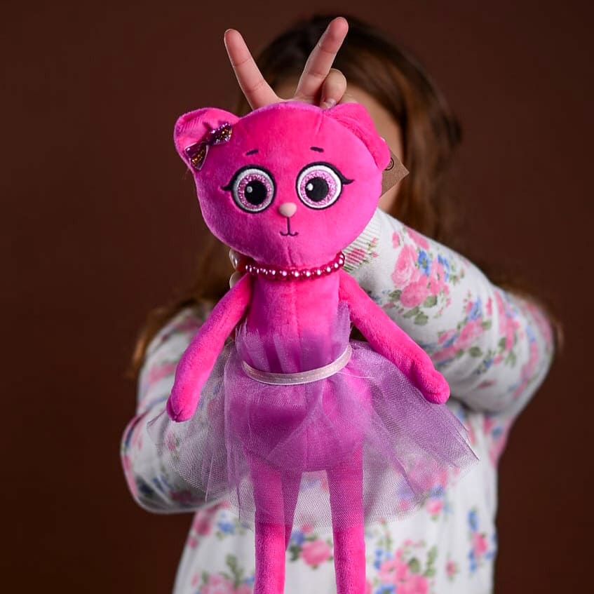 Кошка Пинки 25см | Цена — 1800 ₽ | Бесплатная доставка цветов| Арт: 48246