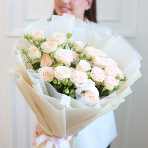 Букет премиальных пионовидных роз