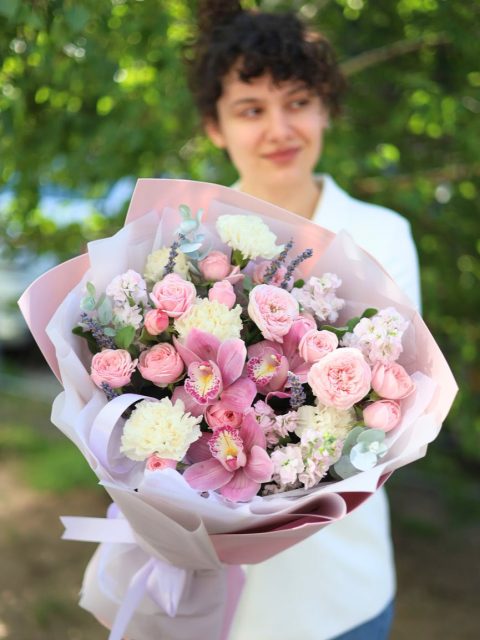 Лавандовый букет с ароматными цветами